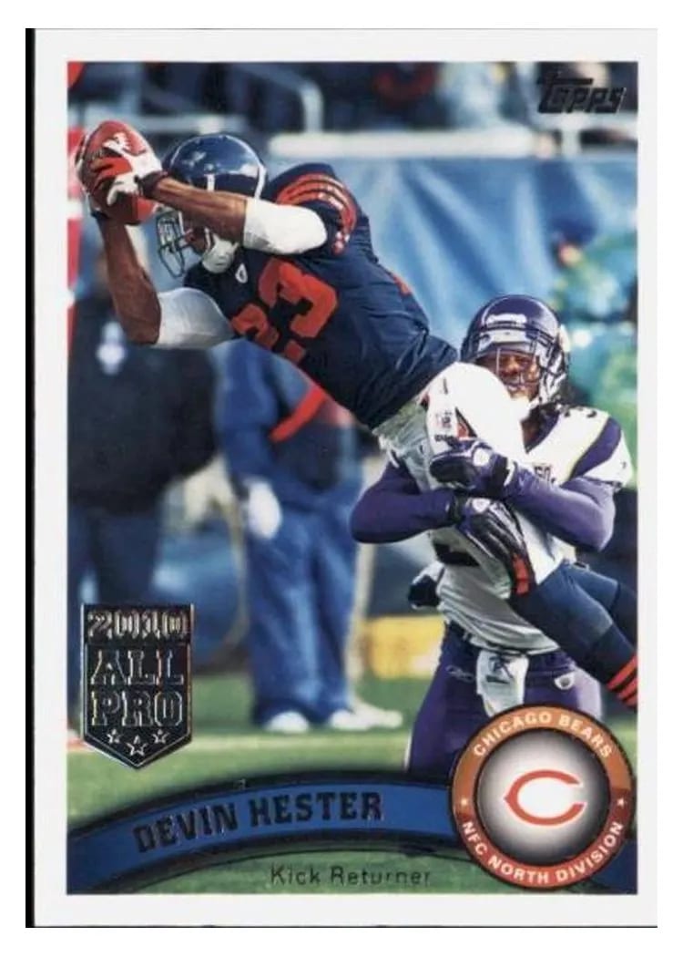 2011 Topps Devin Hester #36 card