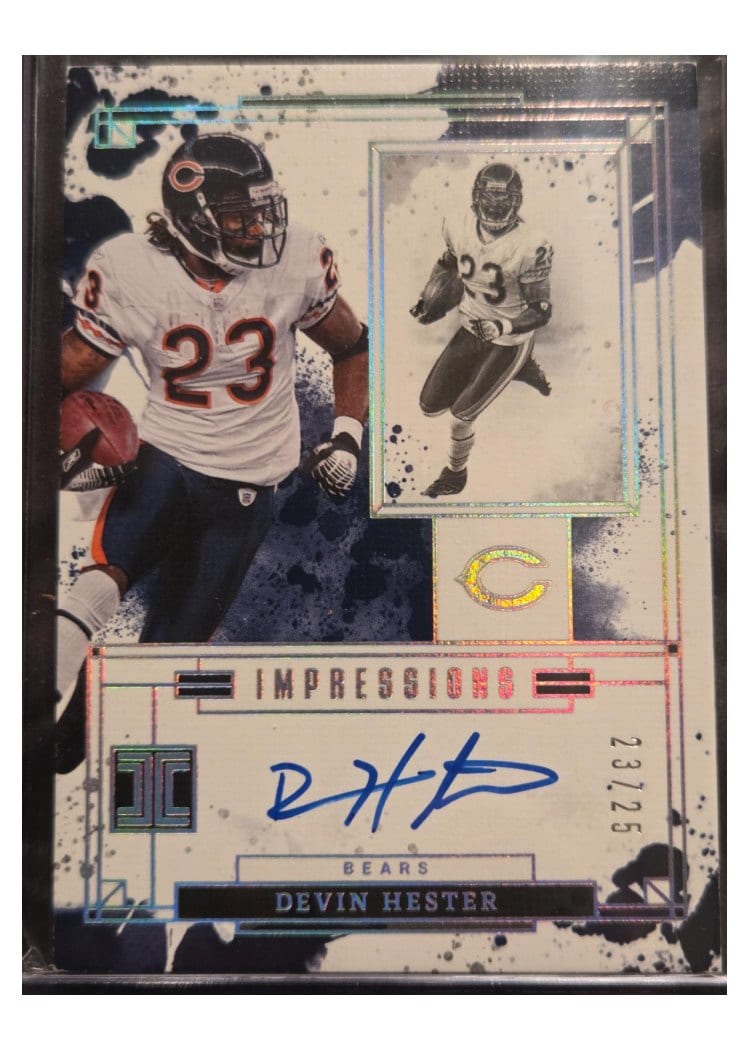 2025 Panini Impeccable Impeccable Impressions Devin Hester #3 card