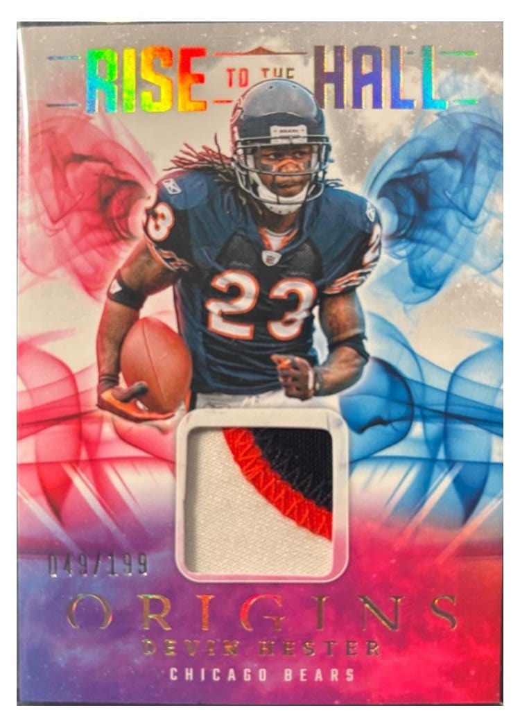 2025 Panini Origins Rise to the Hall Relics Devin Hester #17 card