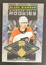 2025-26 Upper Deck Black Diamond Base Diamond Relic Rookies Devin Kaplan #BDR-DK card