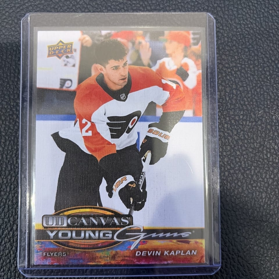 2025-26 Upper Deck UD Canvas Young Guns Devin Kaplan #C-221 card