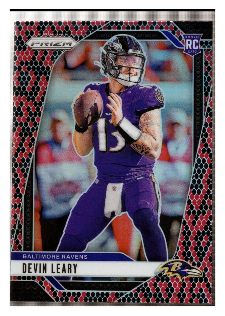 2024 Panini Prizm Base Set Devin Leary #327 card