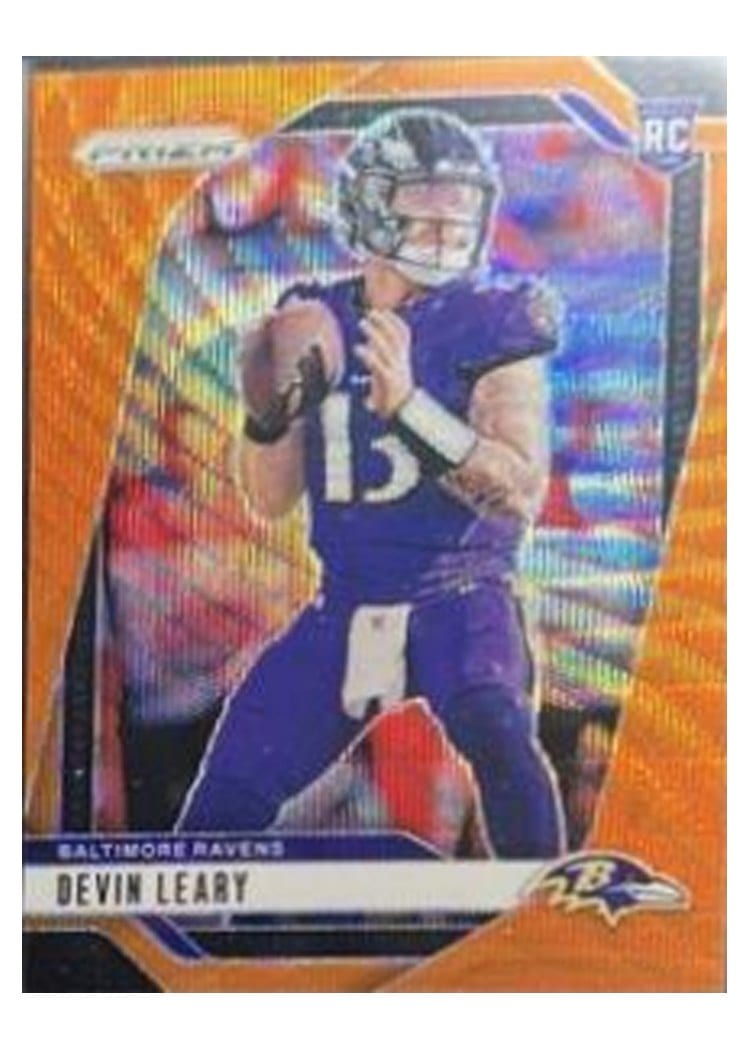 2024 Panini Prizm Base Set Devin Leary #327 card