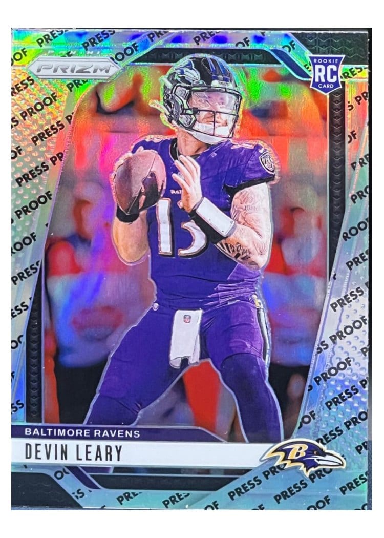 2024 Panini Prizm Base Set Devin Leary #327 card