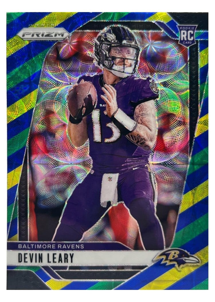 2024 Panini Prizm Base Set Devin Leary Choice Nebula #327 card