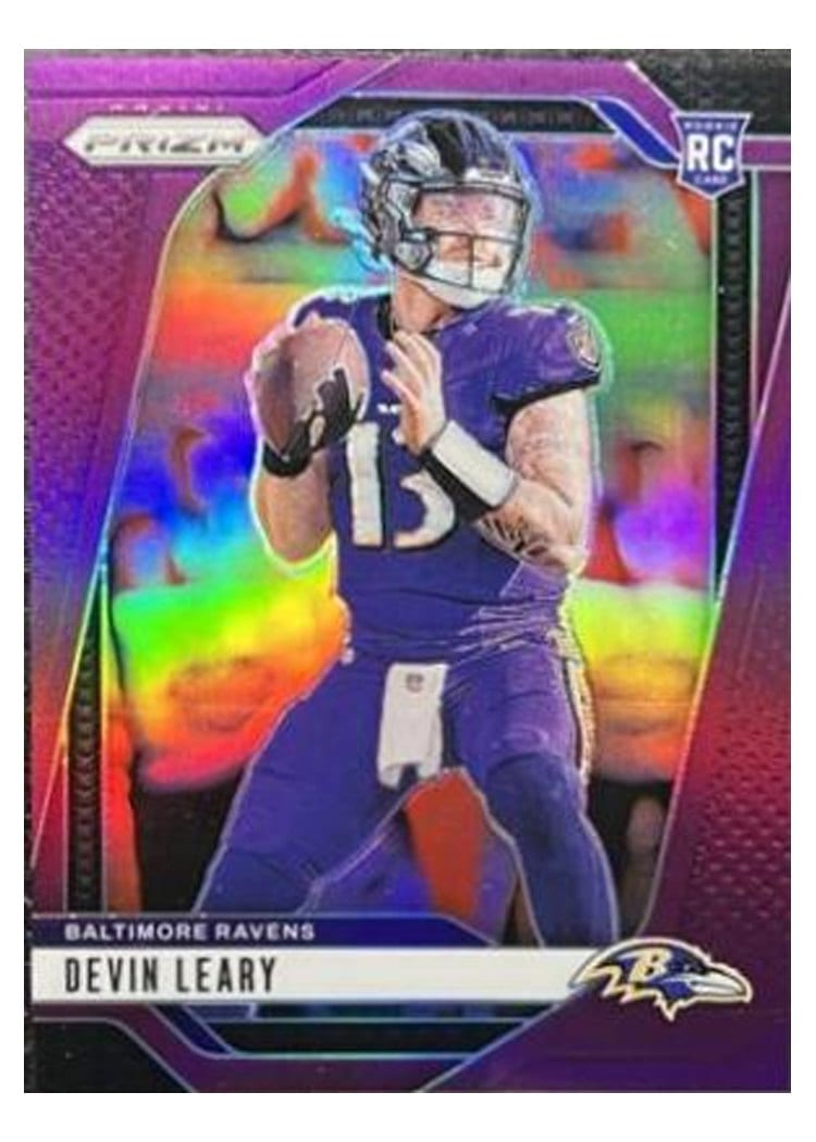 2024 Panini Prizm Base Set Devin Leary #327 card