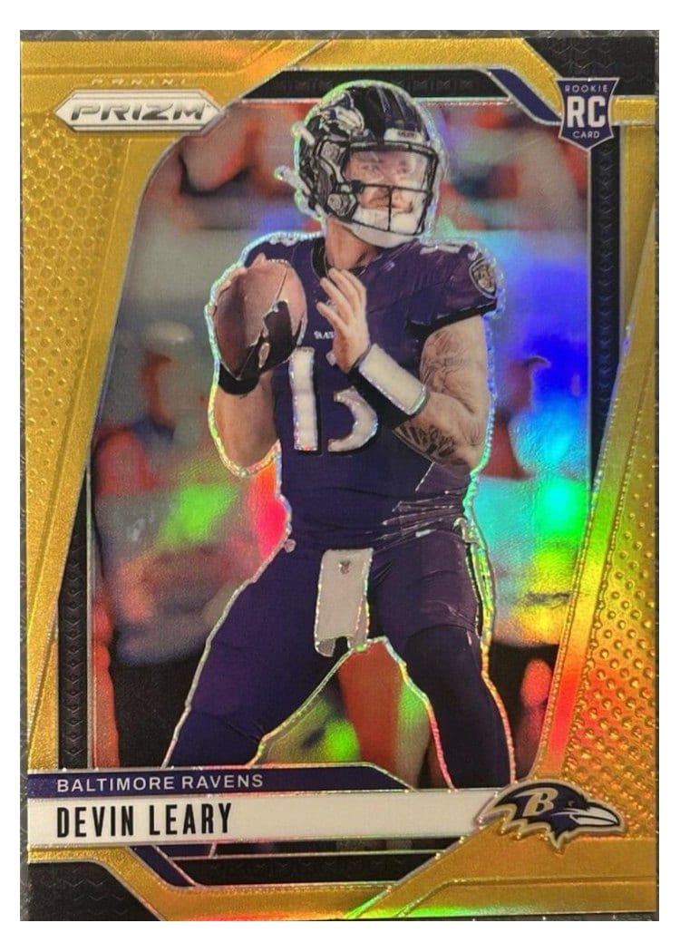 2024 Panini Prizm Base Set Devin Leary #327 card