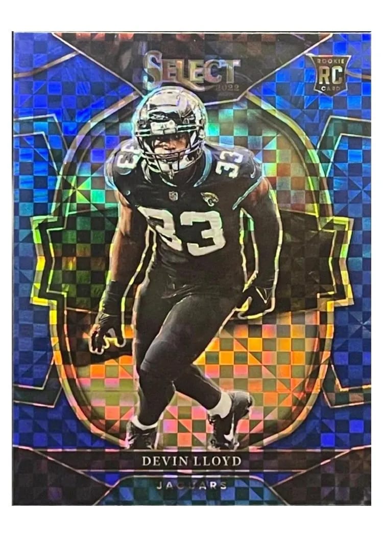 2022 Panini Select Base Set Devin Lloyd Blue #43 card