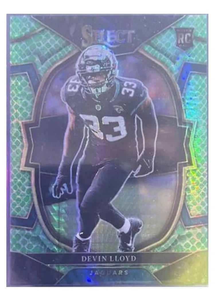 2022 Panini Select Base Set Devin Lloyd Dragon Scale #43 card