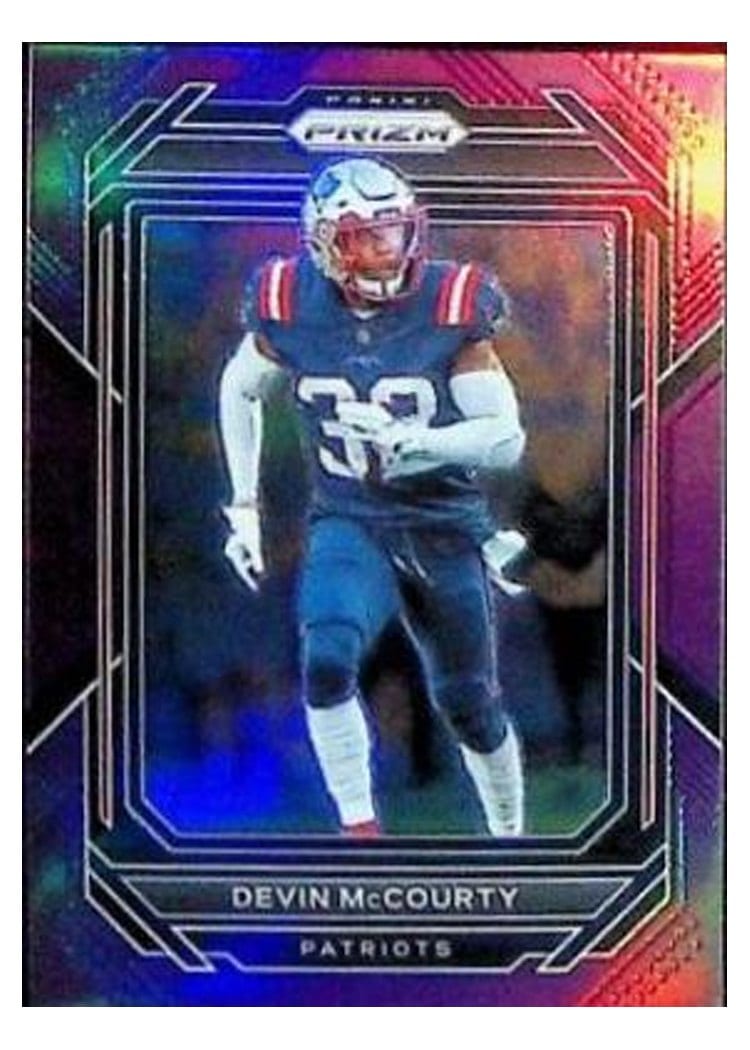 2022 Panini Prizm Base Set Devin McCourty Purple #204 card