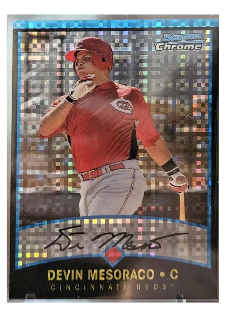 2011 Bowman Chrome Throwbacks Devin Mesoraco #BCT13 card