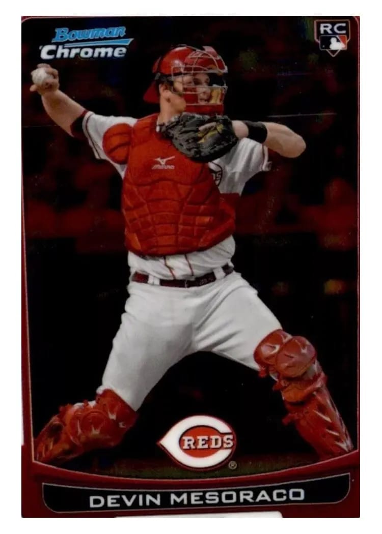 2012 Bowman Chrome Draft Devin Mesoraco #24 card