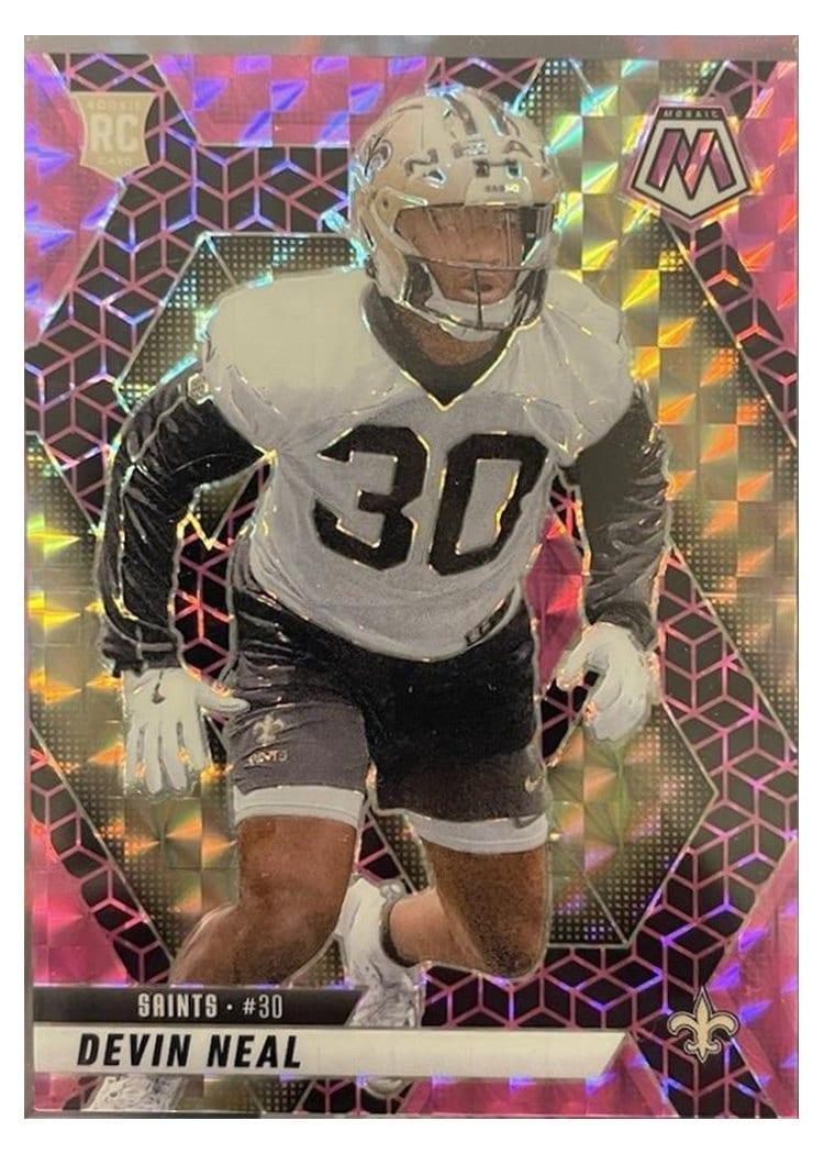 2025 Panini Mosaic Base Set Devin Neal #330 card