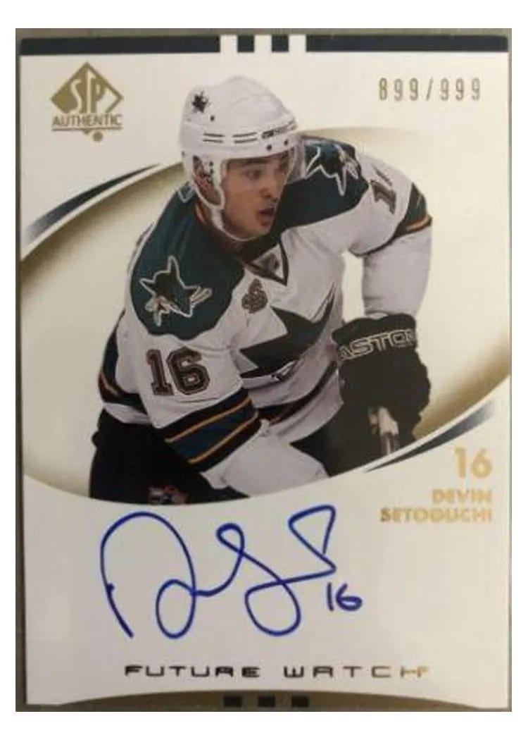 2007 SP Authentic Devin Setoguchi #241 card