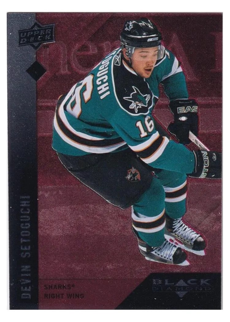 2009 Upper Deck Black Diamond Devin Setoguchi #36 card