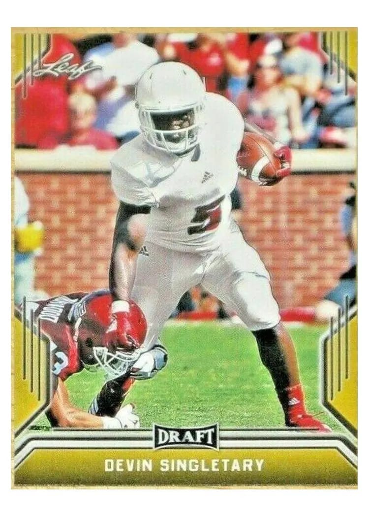 2019 Leaf Draft Devin Singletary #22 card