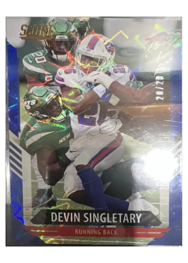 2020 Score Base Set Devin Singletary #4 card