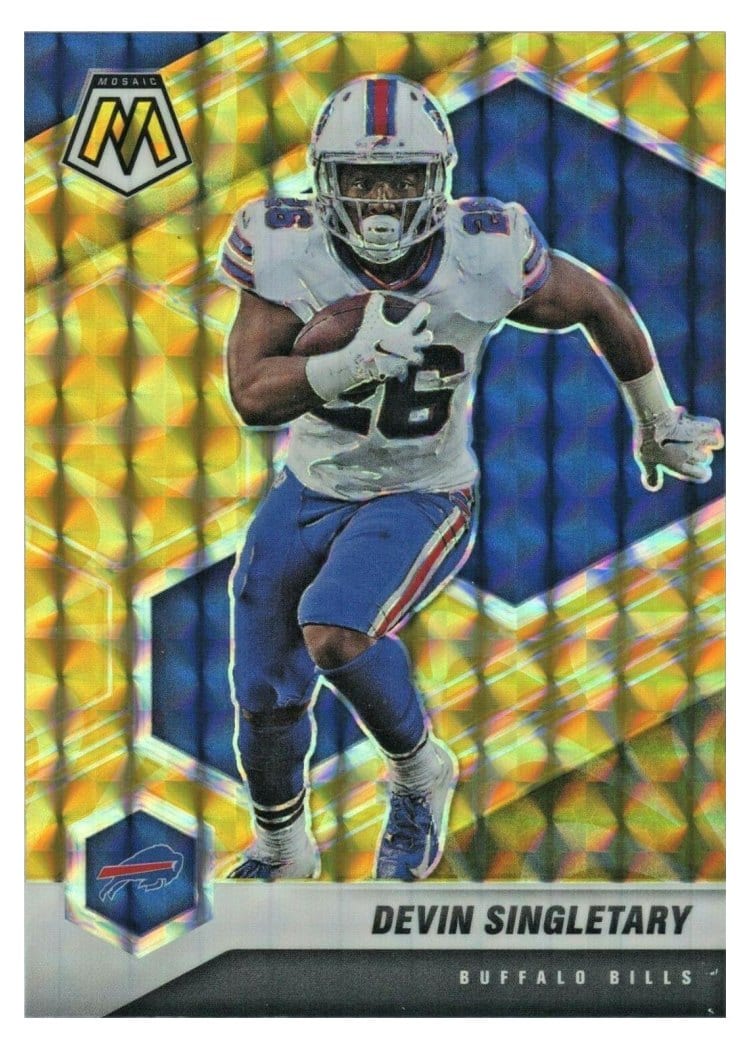 2021 Panini Mosaic Base Set Devin Singletary #30 card