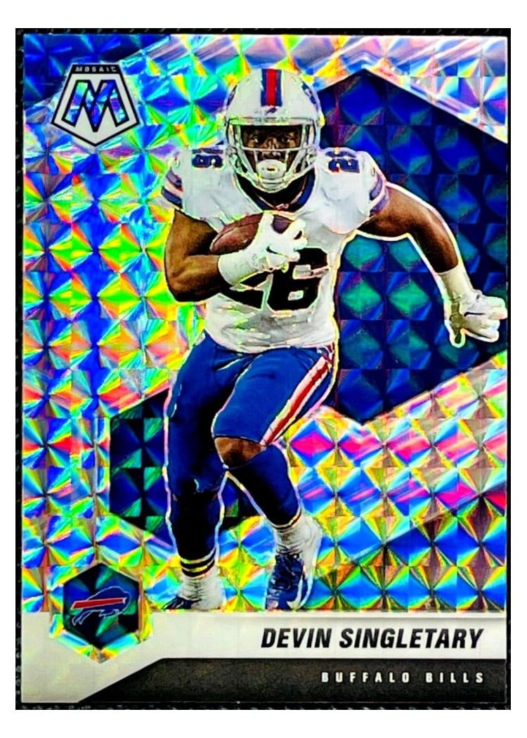 2021 Panini Mosaic Base Set Devin Singletary #30 card