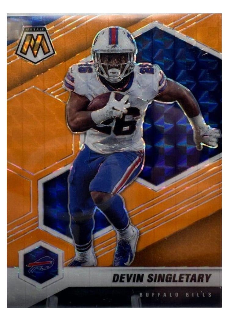 2021 Panini Mosaic Base Set Devin Singletary #30 card
