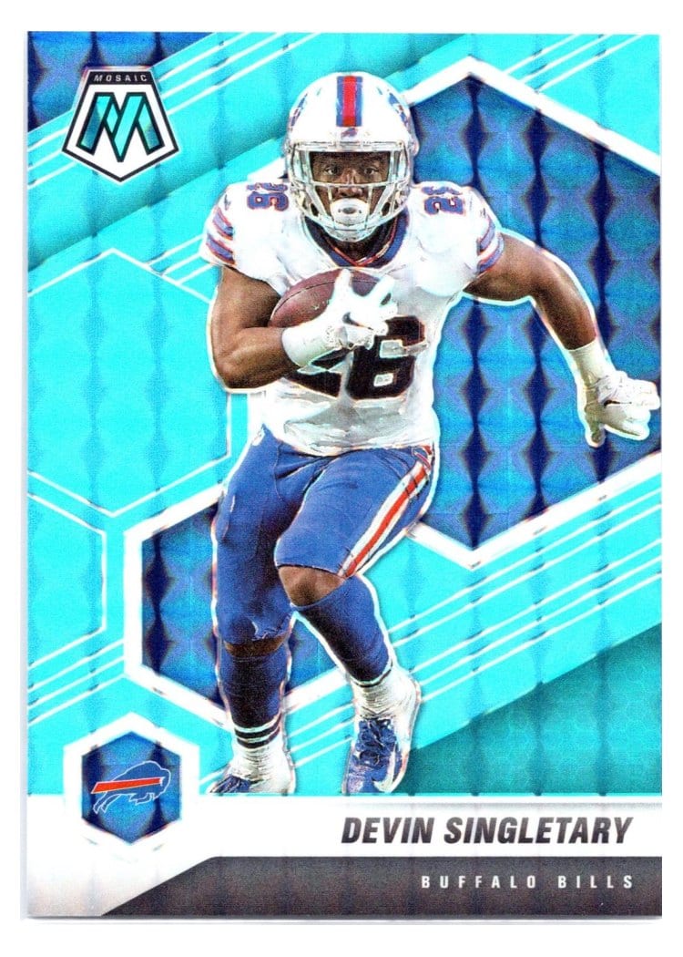 2021 Panini Mosaic Base Set Devin Singletary #30 card