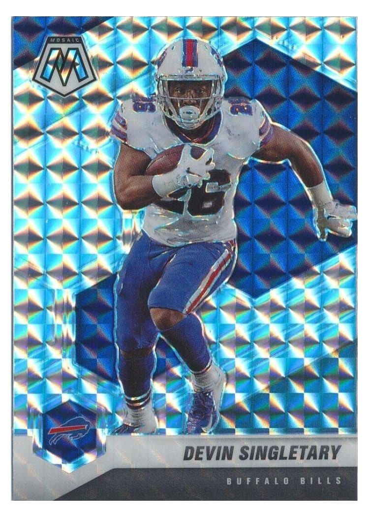2021 Panini Mosaic Base Set Devin Singletary #30 card