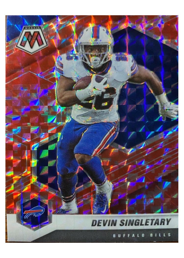 2021 Panini Mosaic Base Set Devin Singletary #30 card
