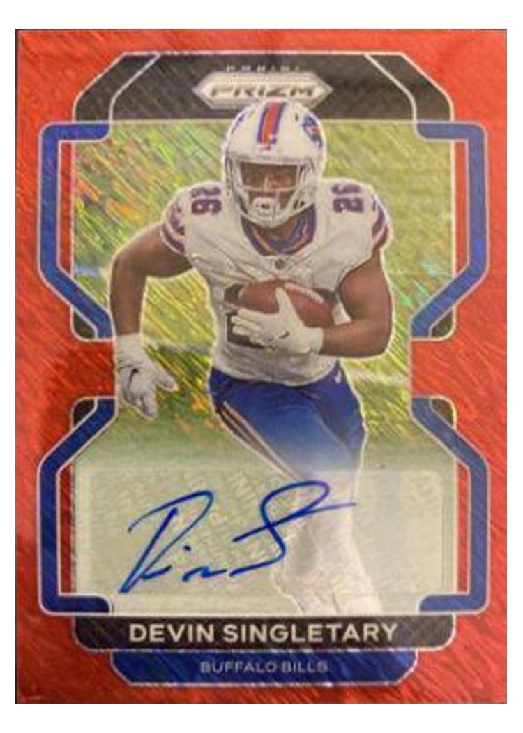 2021 Panini Prizm Base Set Devin Singletary #118 card