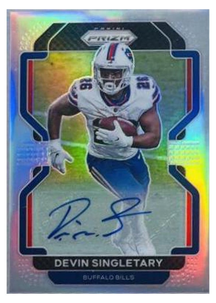 2021 Panini Prizm Base Set Devin Singletary #118 card
