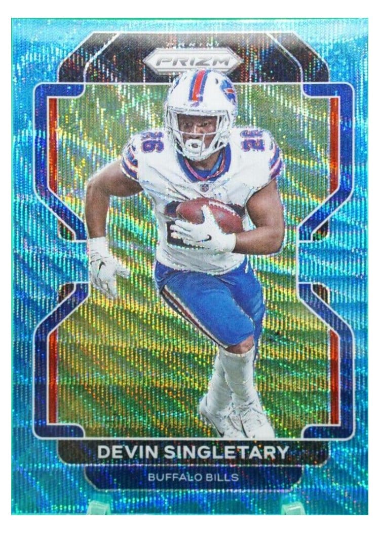 2021 Panini Prizm Base Set Devin Singletary #118 card