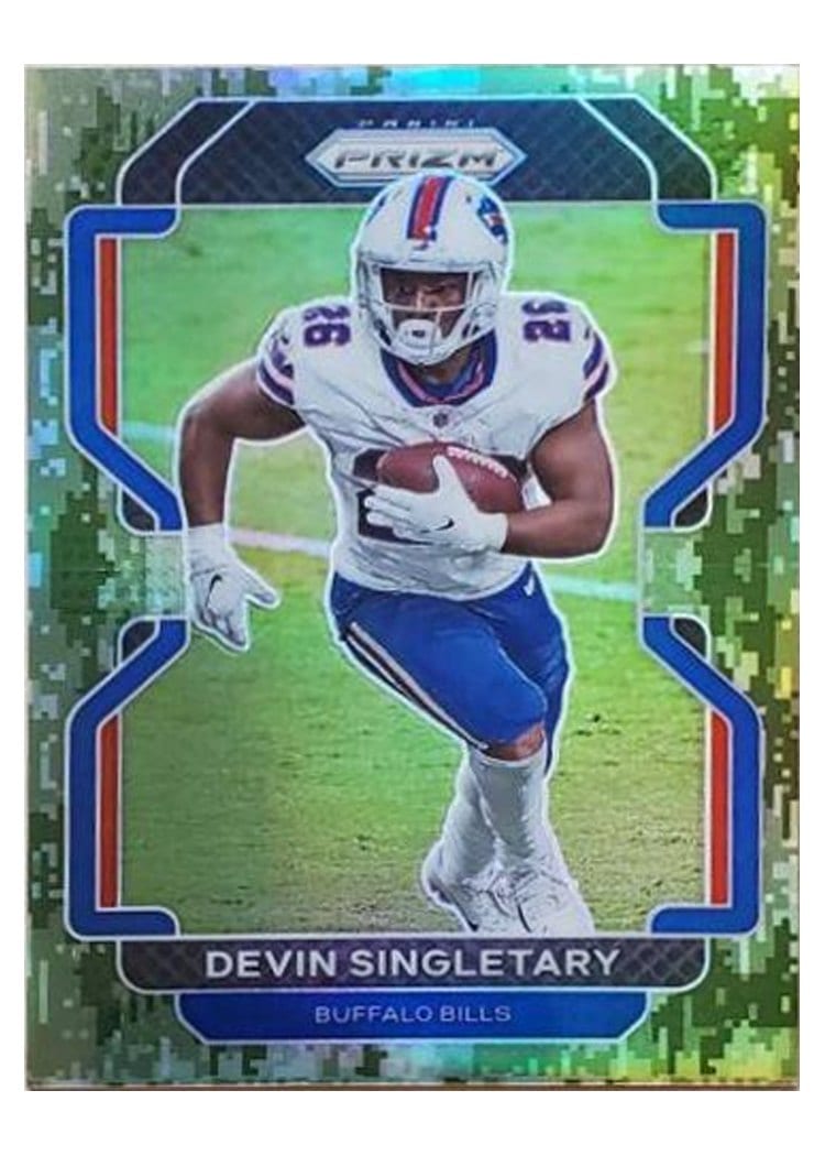 2021 Panini Prizm Base Set Devin Singletary #118 card