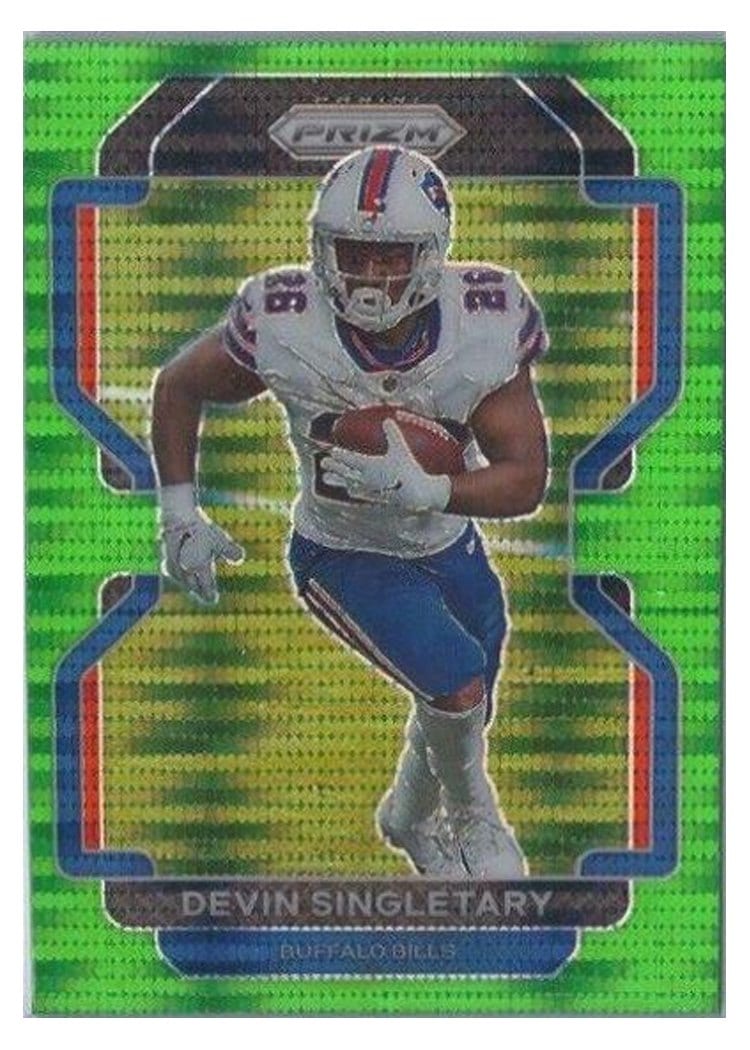 2021 Panini Prizm Base Set Devin Singletary #118 card