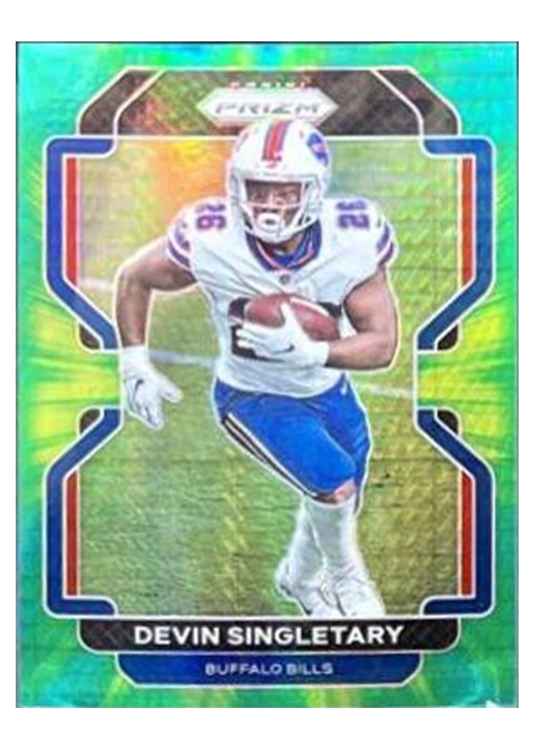 2021 Panini Prizm Base Set Devin Singletary #118 card