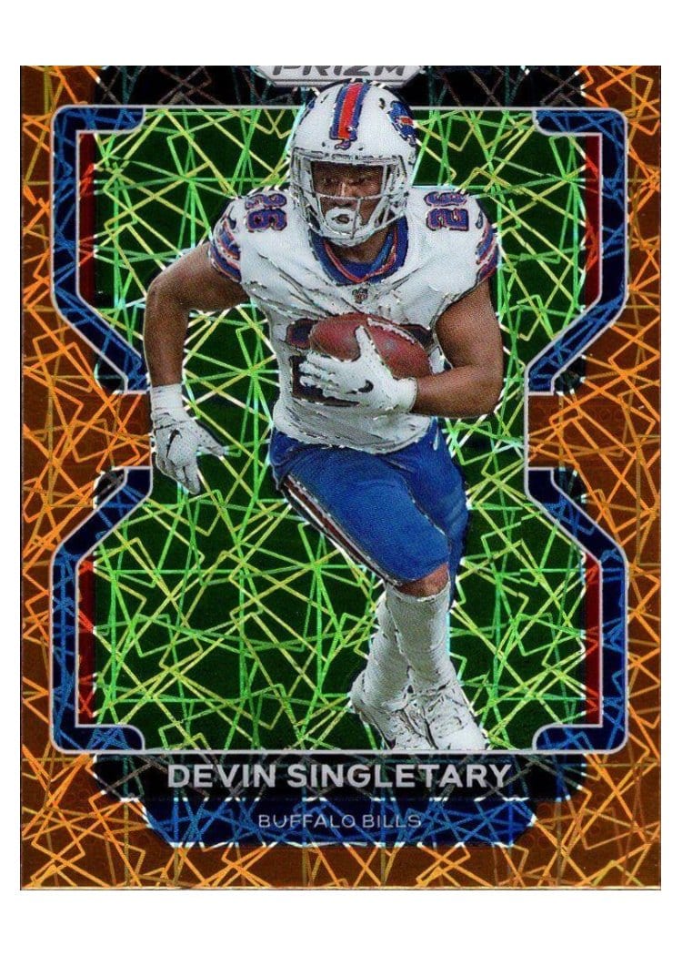 2021 Panini Prizm Base Set Devin Singletary #118 card