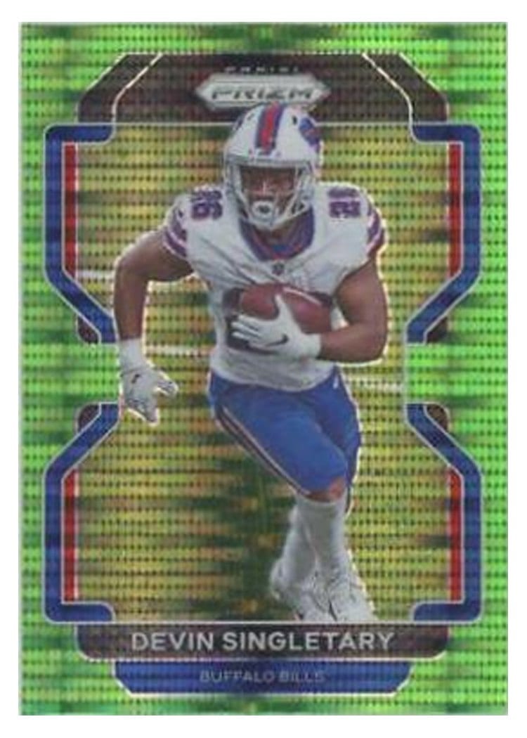 2021 Panini Prizm Base Set Devin Singletary #118 card