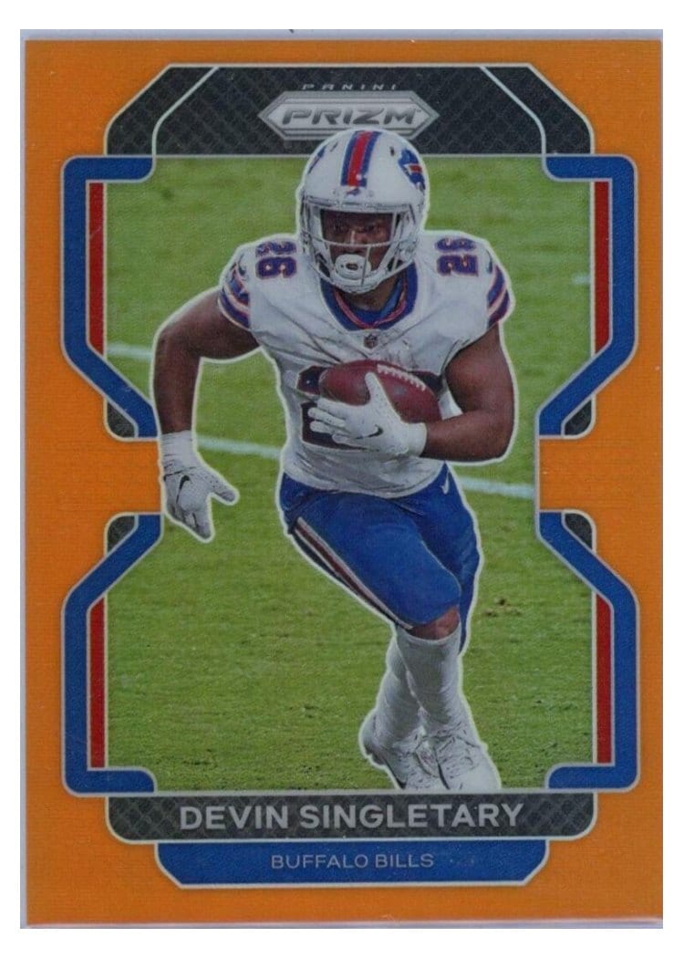 2021 Panini Prizm Base Set Devin Singletary #118 card