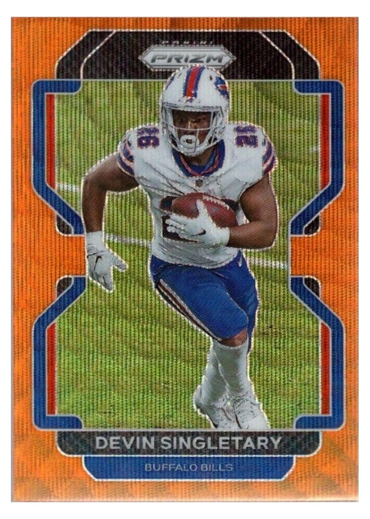 2021 Panini Prizm Base Set Devin Singletary #118 card