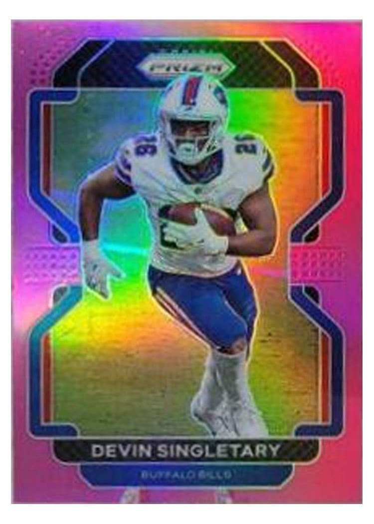 2021 Panini Prizm Base Set Devin Singletary #118 card