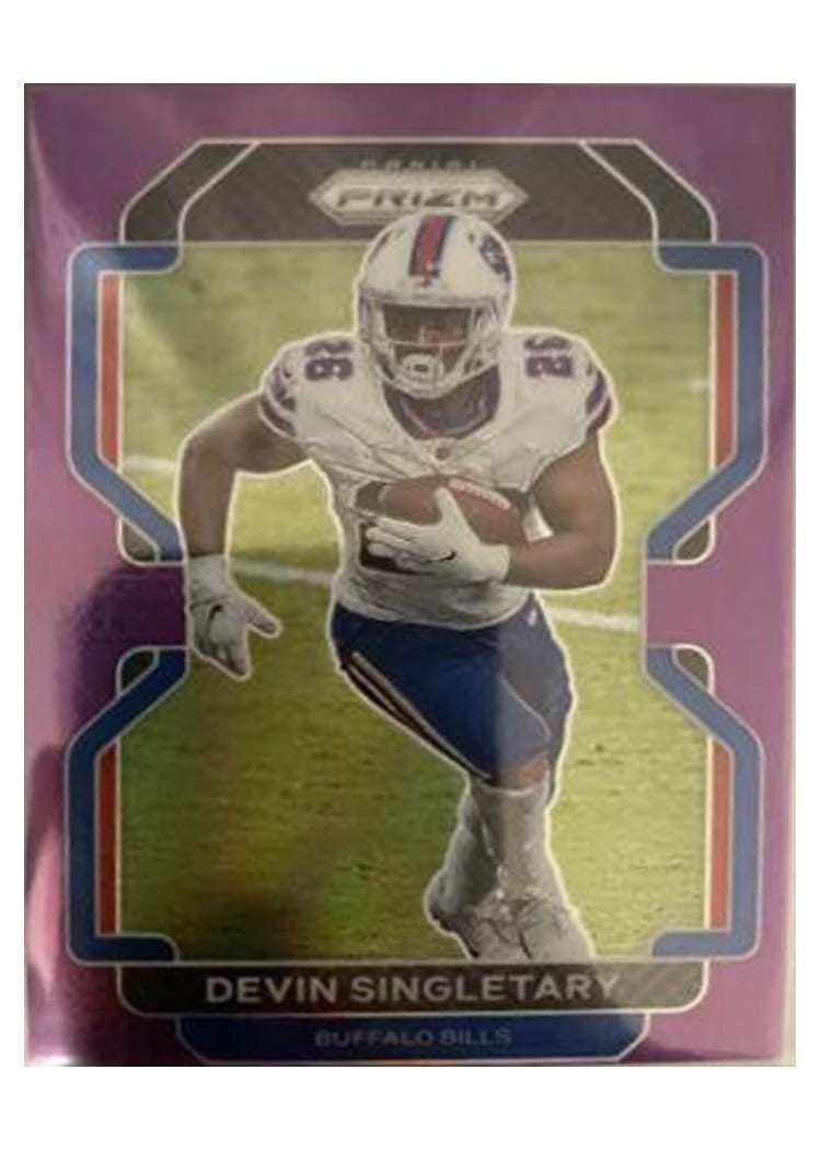2021 Panini Prizm Base Set Devin Singletary #118 card