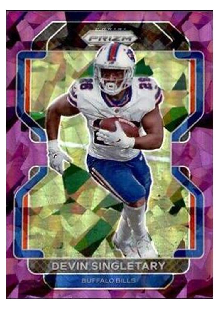 2021 Panini Prizm Base Set Devin Singletary #118 card