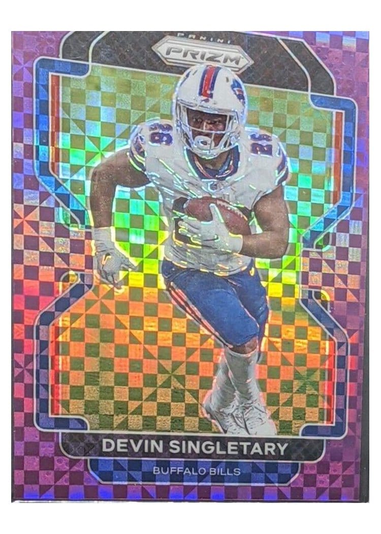 2021 Panini Prizm Base Set Devin Singletary #118 card