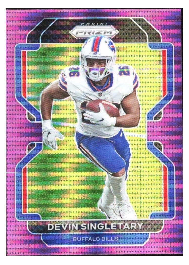 2021 Panini Prizm Base Set Devin Singletary #118 card