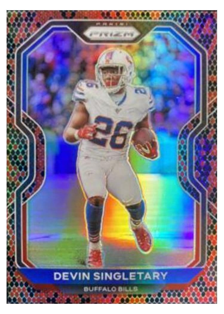 2021 Panini Prizm Base Set Devin Singletary #118 card