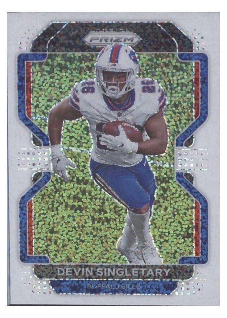 2021 Panini Prizm Base Set Devin Singletary #118 card