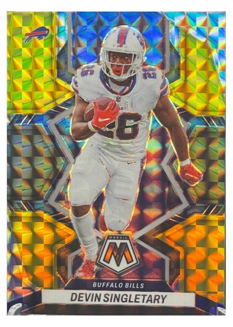 2022 Panini Mosaic Base Set Devin Singletary #24 card