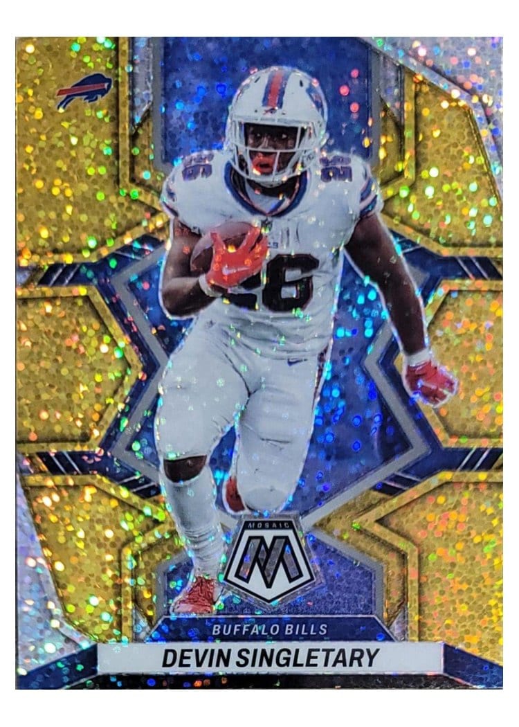 2022 Panini Mosaic Base Set Devin Singletary #24 card
