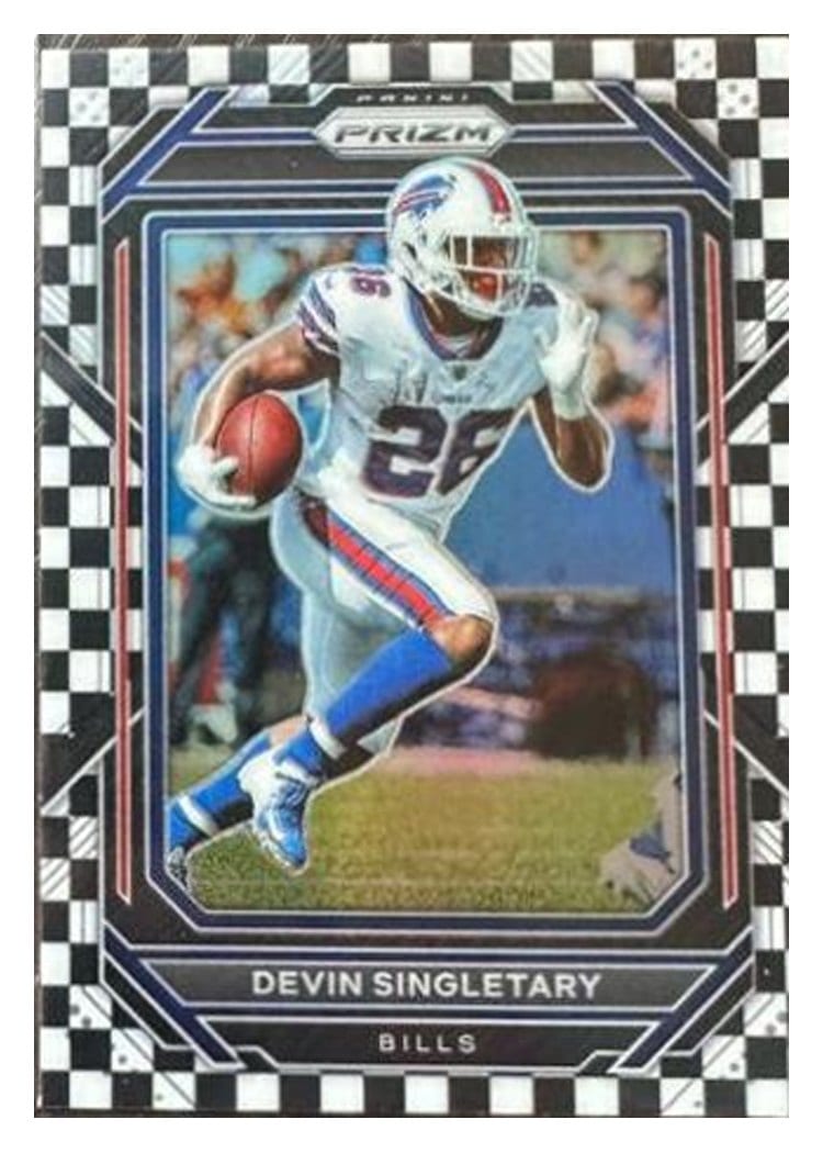 2022 Panini Prizm Base Set Devin Singletary #30 card