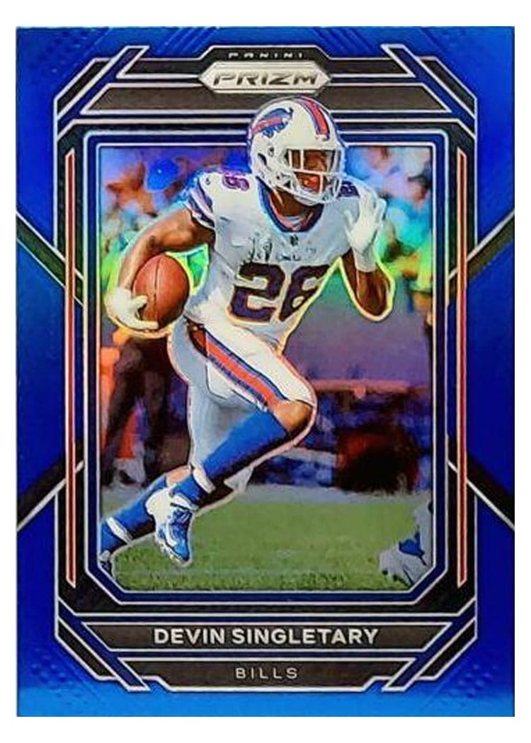 2022 Panini Prizm Base Set Devin Singletary #30 card