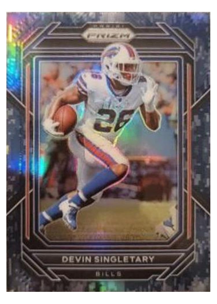 2022 Panini Prizm Base Set Devin Singletary #30 card