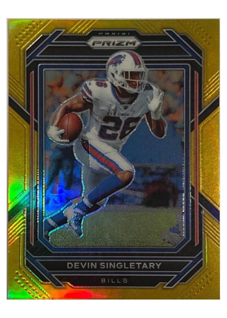 2022 Panini Prizm Base Set Devin Singletary #30 card